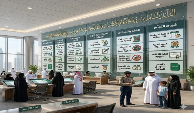 شروط الجنسية السعودية
