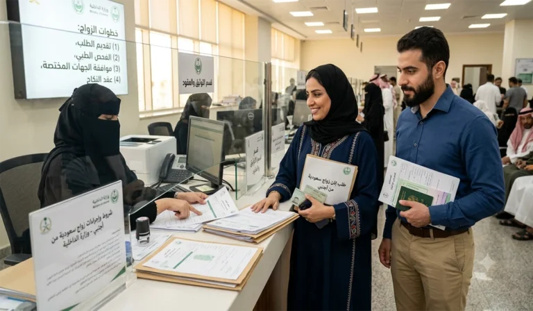 شروط زواج سعودية من اجنبي مقيم